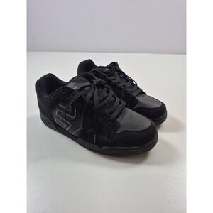 Etnies Faze Shoes Mens Size 13 Black Gray Skateboarding Low Top Sneakers